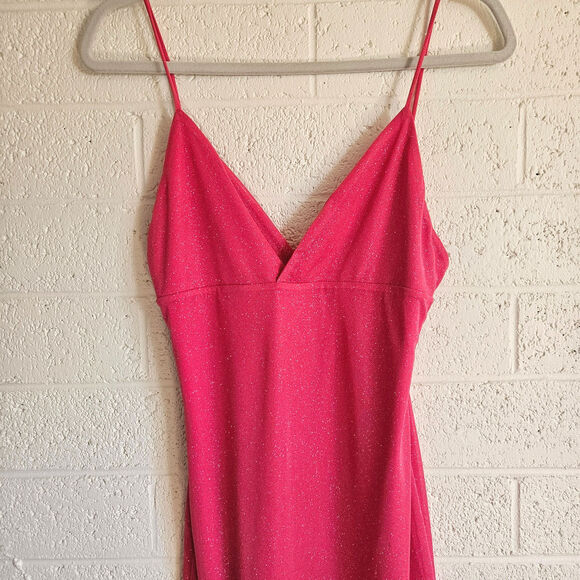 Superdown Sydney Sparkle Mini Dress Revolve Mini Barbie Pink Size M - Picture 5 of 12